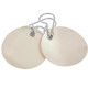 925 Silver Round Genuine Irridescent Silver-tone Nautilus Shell Earrings, 1"