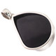925 Silver South Pacific Mabe Blister Pearl Shell Sterling Pendant, 2"