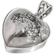 925 Silver Pear Mist Titanium Druzy Teardrop Sterling Pendant, 1 7/8"