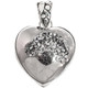 925 Silver Pear Mist Titanium Druzy Teardrop Sterling Pendant, 1 7/8"