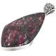 925 Silver Stunning AAA-grade Russian Eudialyte Gem Sterling Pendant, 2 3/8"