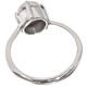 925 Silver White Freshwater Button Cultured Pearl Sterling Stacking Ring
