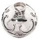 925 Silver Large Harmony Ball Chime Round Bali Handmade Sterling Pendant, 1"
