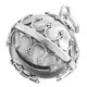 925 Silver 24mm Large XXL Harmony Ball Chime Round Bali Sterling Pendant, 1 3/8"