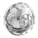 925 Silver 24mm Large XXL Harmony Ball Chime Round Bali Sterling Pendant, 1 3/8"