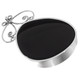 925 Silver Beautiful Iridescent Mabe Blister Cultured Pearl Sterling Pendant, 2"