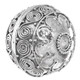 925 Silver 19mm Large Harmony Ball Chime Round Bali Sterling Pendant, 1 1/8"