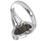 925 Silver Blue Natural Australian Opal Sterling Sz 6 Ring