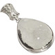 925 Silver Agate Druzy Drusy Sterling Pendant, 1 3/4"