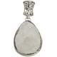 925 Silver Agate Druzy Drusy Sterling Pendant, 1 3/4"