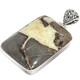 925 Silver Genuine Utah Septarian Designer Cab Sterling Pendant,  2"