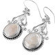 925 Silver Exquisite Biwa Pearl Sterling Earrings, 1"