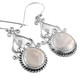 925 Silver Exquisite Biwa Pearl Sterling Earrings, 1"