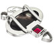 925 Silver Mabe Blister Pearl Red Garnet Prasiolite Citrine Sterling Pendant, 2"