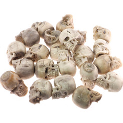 34-37mm Hand Carving Deer Antler Skull Bead Cab Cabochon