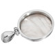 925 Sterling Moon Sun Goddess Oyster Mother Of Pearl Sterling Pendant, 1 3/8"