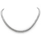 925 Silver 8mm Handmade Double Braid Sterling Chain Necklace