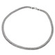 925 Silver 8mm Handmade Double Braid Sterling Chain Necklace