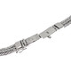 925 Silver 8mm Handmade Double Braid Sterling Chain Necklace