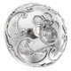 925 Silver 24mm Harmony Ball Chime Round Bali Sterling Pendant, 1 1/4"