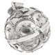 925 Silver Harmony Ball Chime Round Bali Sterling Pendant, 1 1/8"