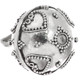 925 Silver 14mm Dainty Harmony Ball Chime Round Bali Sterling Heart Pendant, 1"
