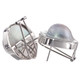 925 Silver Oyster Mabe Blister Pearl In Shell Sterling Omega Post Earrings, 7/8"
