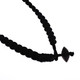 Blacklip Oyster Flower Mother Of Pearl Shell Black Rope Necklace