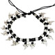 Cool Big White Tip Shark Tooth Unisex Surfer Adjstable Size Anklet