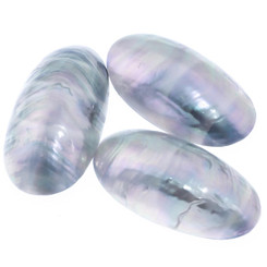 Genuine Nautilus Shell Aka Osmena Pearl Focal Bead Cab Cabochon, 1 1/2"
