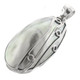 925 Silver Genuine Nautilus Shell Osmena Pearl Sterling Pendant, 1 3/4"