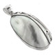 925 Silver Genuine Nautilus Shell Osmena Pearl Sterling Pendant, 1 3/4"