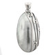 925 Silver Genuine Nautilus Shell Osmena Pearl Sterling Pendant, 1 3/4"