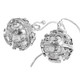 925 Silver Adorable Bali Chime Sound Harmony Ball Sterling Earrings, 1/2"