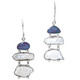 925 Silver Freshwater Stick Pearl Australian Opal Sterling Earrings, 1"