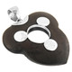 Sale! 1 7/16" 925 Sterling Silver On Sono Wood Pendant