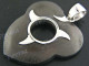 1 7/16" 925 Silver Sono Wood Pendant