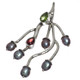 925 Silver Peacock Freshwater Pearl On Vine Peridot Sterling Pendant, 2 1/8"