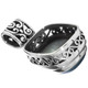 925 Silver Pacific Ocean Cultured Blue Mabe Pearl Filigree Sterling Pendant, 1"