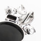 925 Silver Natural Opal Blister Pearl Sterling Pendant, 1 3/4"