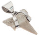 925 Silver Triangle White Opal Titanium Druzy Drusy Sterling Pendant, 1 3/4"