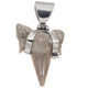 925 Silver Triangle White Opal Titanium Druzy Drusy Sterling Pendant, 1 3/4"