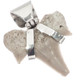 925 Silver Small Genuine Complete Shark Tooth Fossil Sterling Pendant, 1 1/8"
