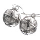 925 Silver Bali Chime Harmony Ball Sterling Earrings, 1/2"