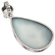 925 Silver Sparkling Mystic Topaz Titanium Druzy Drusy Sterling Pendant, 2 5/8"
