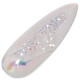 White Opal Titanium Agate Druzy Drusy 28x9mm Cabochon US Made, 1 1/8"