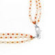 925 Silver Sale Yellow Aventurine Crystal Carnelian Sterling Art Necklace, ! 28"