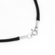 925 Silver Opulent Sodalite Red Garnet & Pearls Sterling Black Rope Necklace