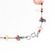 925 Silver Playful Crushed Crystal Gem Spring Lock Necklace