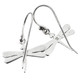 925 Silver Bali Handmade Dragonfly 18k Gold Plated Sterling Earrings, 7/8"